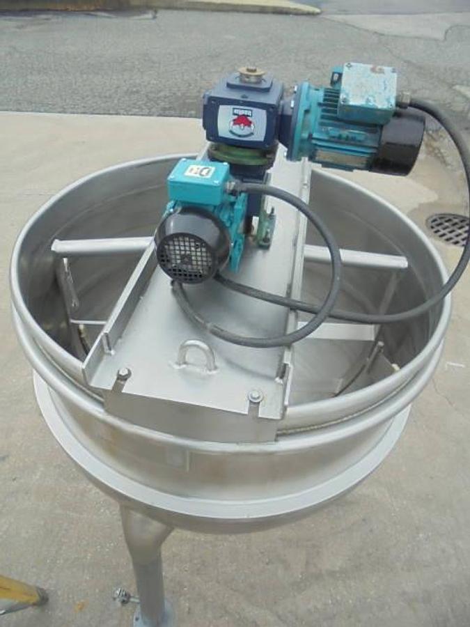 Used 150 Gallon Hamilton Stainless Steel Double Motion Kettle, 40 PSI Jacket