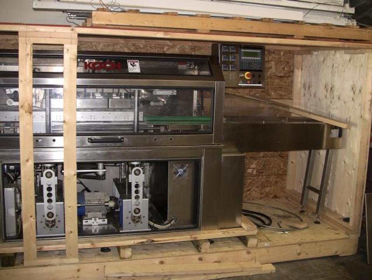 Used Koch Automatic Dual Lane Modified Atmosphere Tray Sealer (m.a.p.)