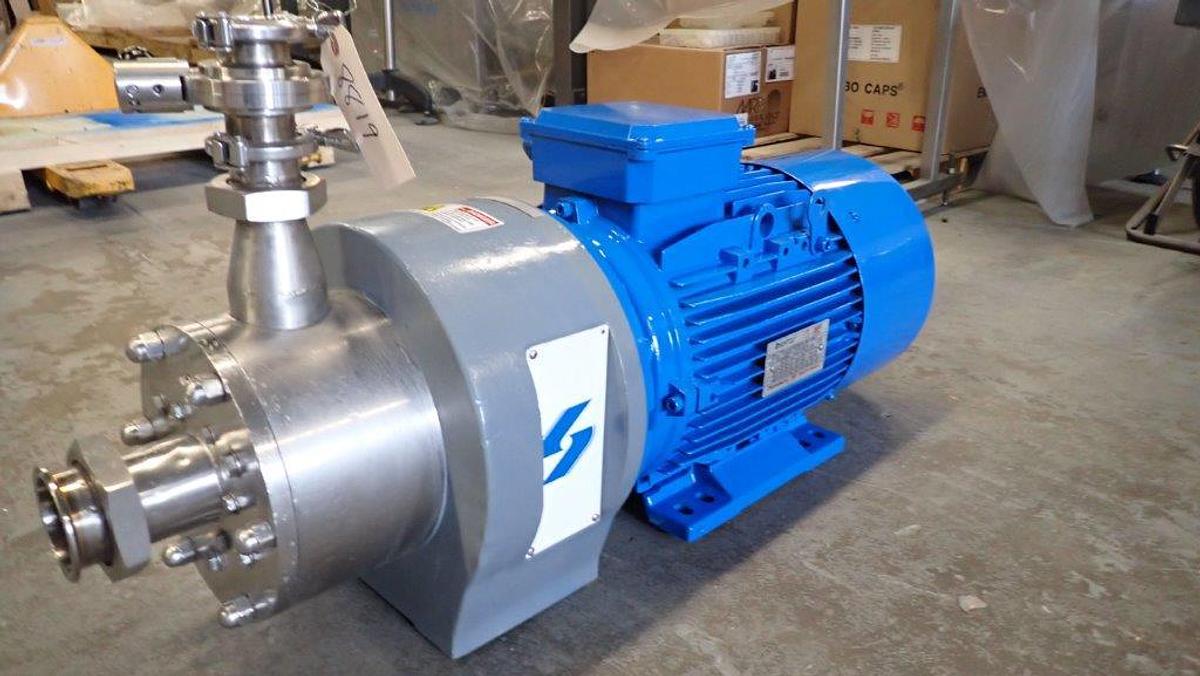 Used Silverson Size 600 SS Inline High Shear Mixer, 30HP