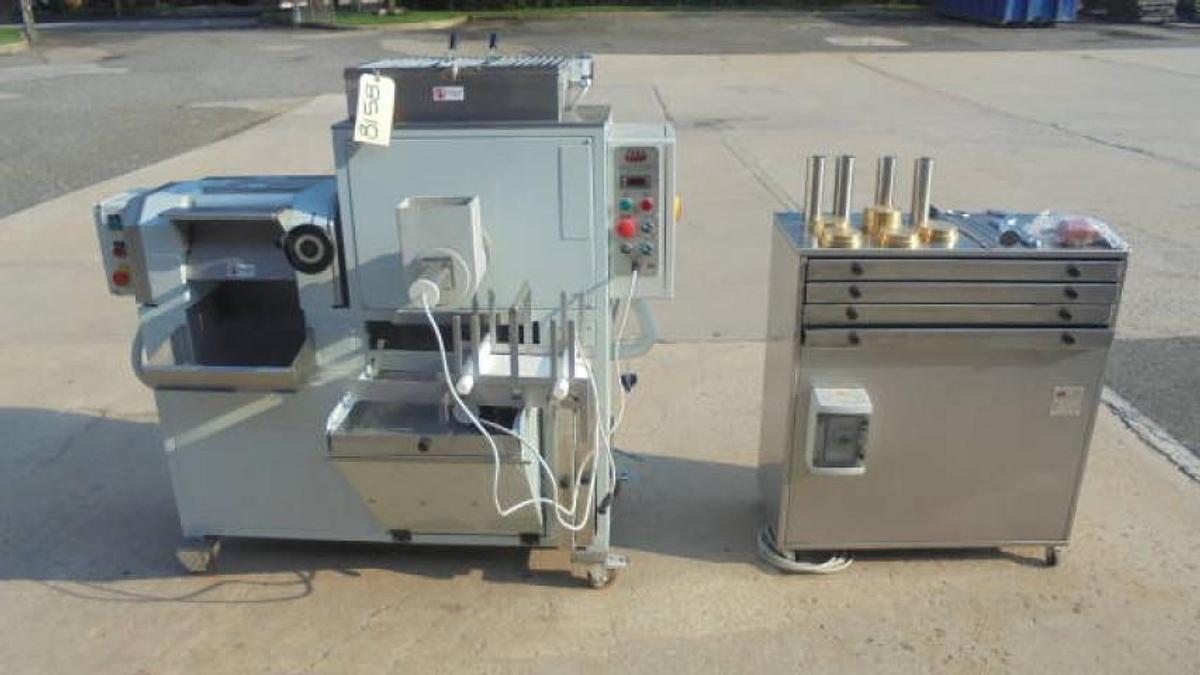 Used Pama Roma P/25C Pasta Mixer/Extruder, 55 Lbs/Hour