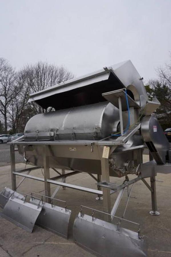 Used Hughes 48 In. Diameter Continuous Rotary Blancher/Cooker-