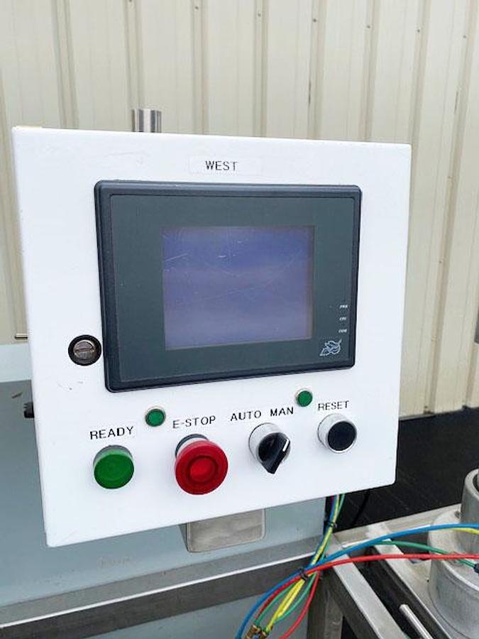 Used Mateer-Burt Neotron Automatic Inline Dual Head Auger Powder Filler