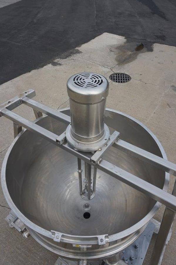 Used 150 Gallon Groen SS Jacketed Kettle, 125PSI Jacket