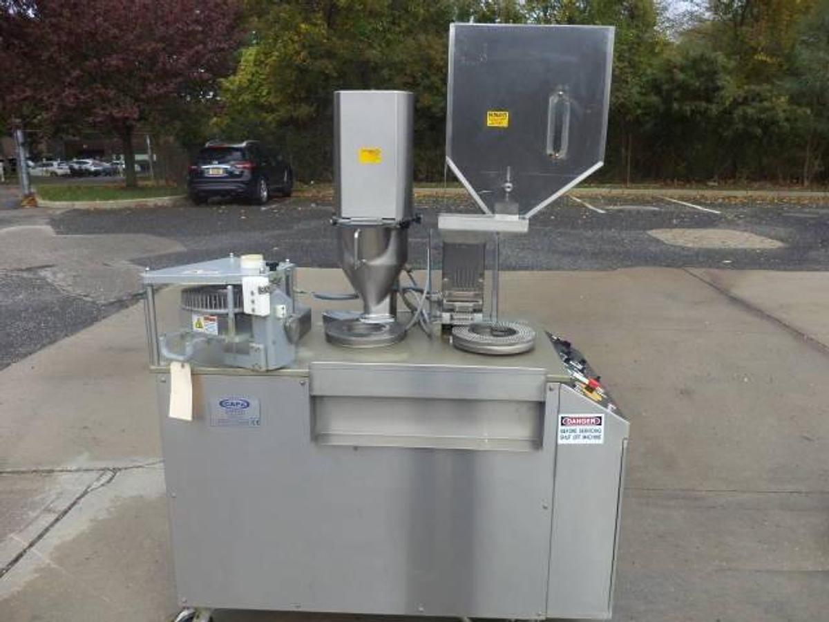 Used Capsugel CAP8 Capsule Filling Machine, Size “0”