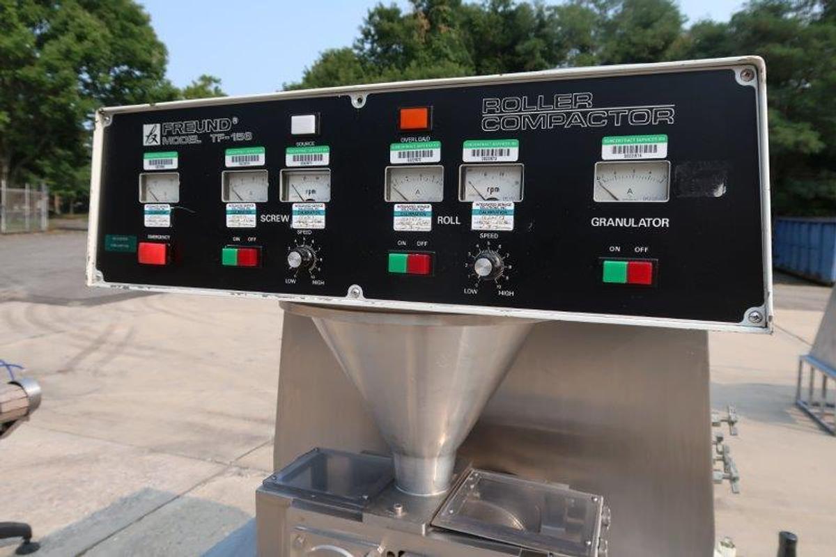Used Vector TF-156 Roller Compactor, with Granulator