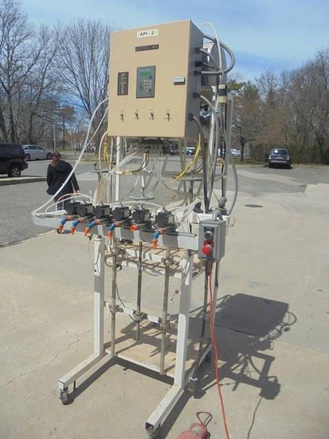 Used ELF Six Head “Electroflo 6000” Liquid Filler