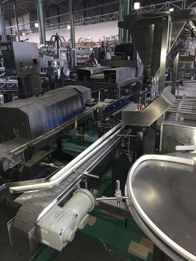 Used Accutek Six Piston Fully Automatic Straightline Filling Machine