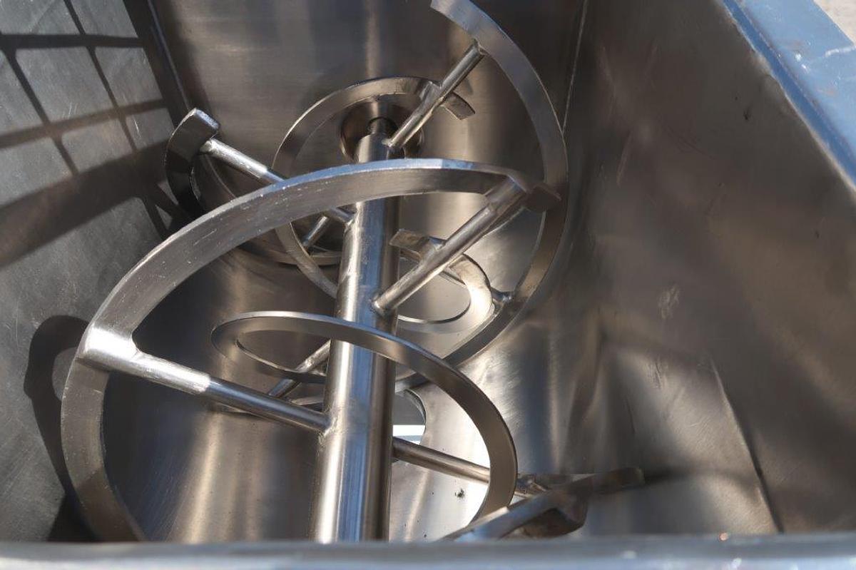 Used 1 Cu. Ft. Day Stainless Double Ribbon Blender, XP Motor