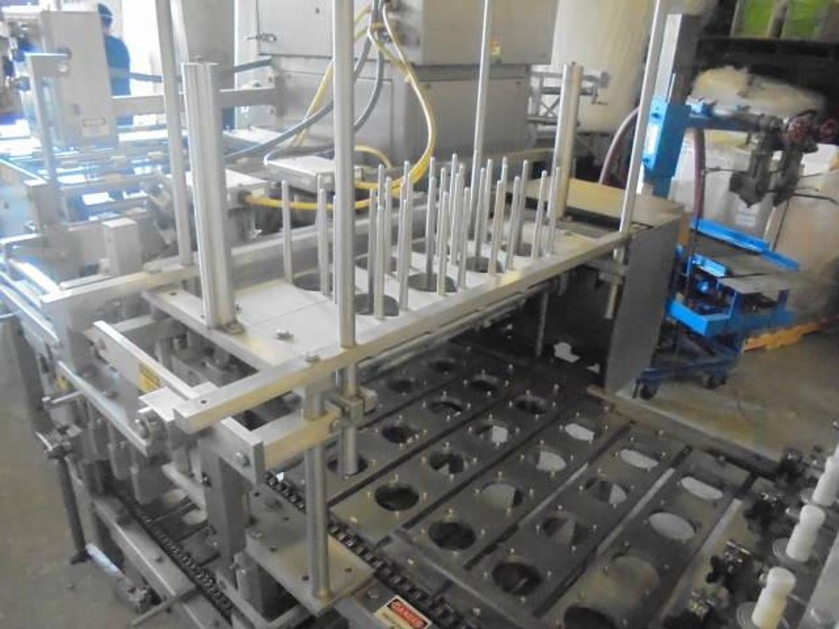 Used Autoprod FP 2X4 Four Lane  Cup Filling/Sealing/Lidding Machine, 240 Per Minute