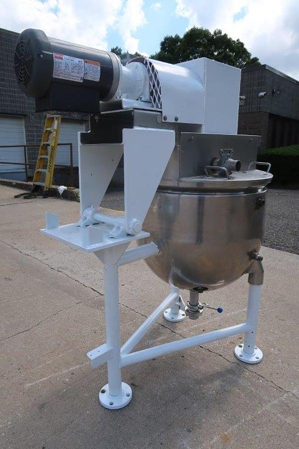 Used 30 Gallon Groen 316SS Jacketed Double Motion Kettle, Portable