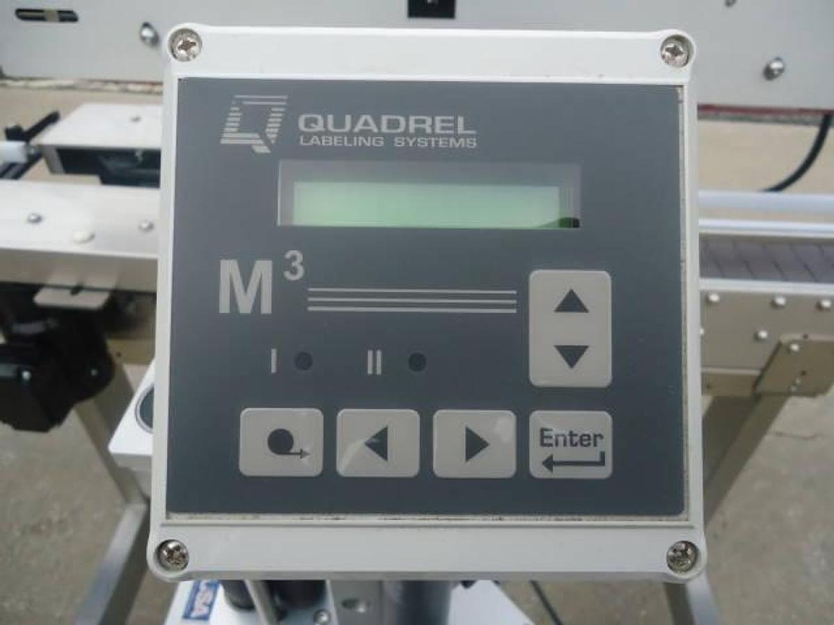 Used Quadrel “Moduline”” Front & Back Automatic Labeler, Manufactured In 2012