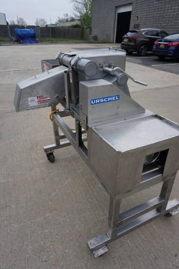 Used Urschel “G” Dicer/Slicer, SS Portable Stand