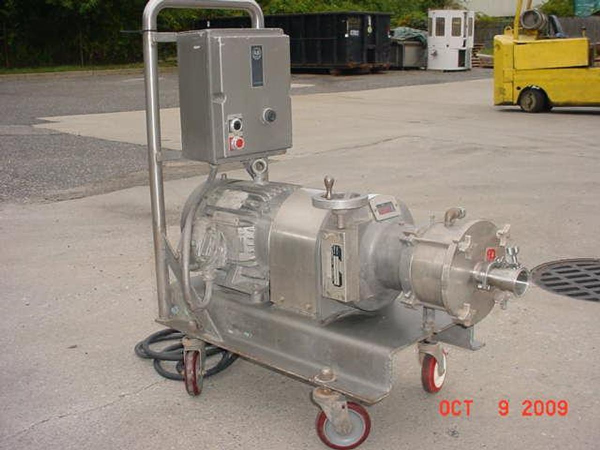 Used Greerco Model W500h Ss Horizontal Inline Colloid Mill