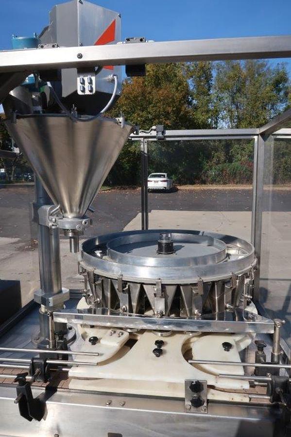 Used All Fill Model R18 High Speed Rotary Filling Machine, Auger Head