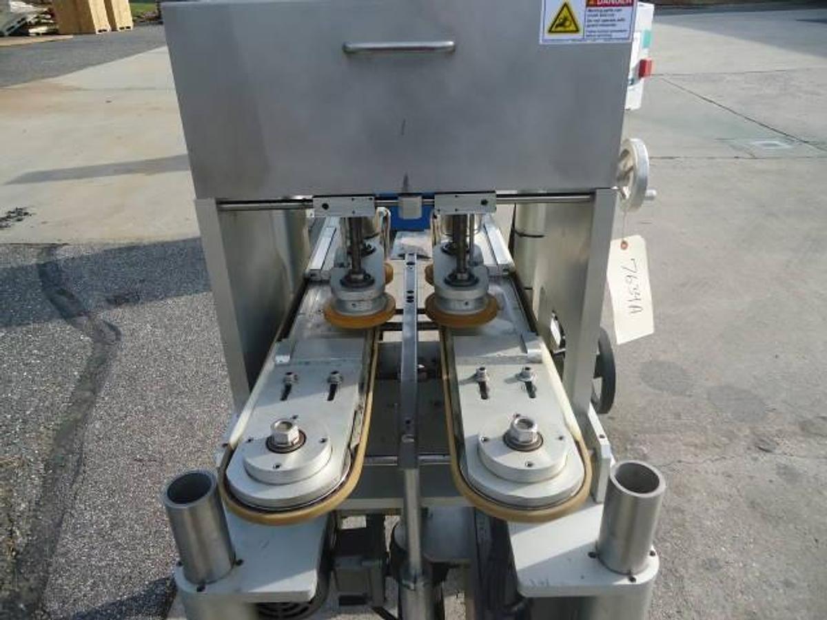 Used Innovative Automation Four Spindle Cap Tightener/Retorquer/Gap Transporter, Explosion Proof