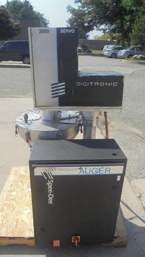 Used Spee-Dee “Digitronic” Servo Auger Powder Filler, with Control Box