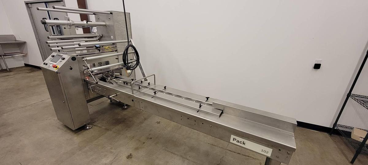 Used Syntegon Pack 102 Horizontal Wrapping Machine, 150 pm