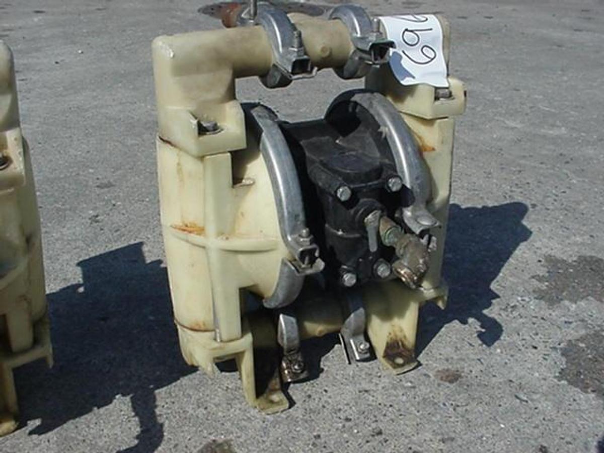 Used Plastic Diaphragm Pumps, Air Operated (3)