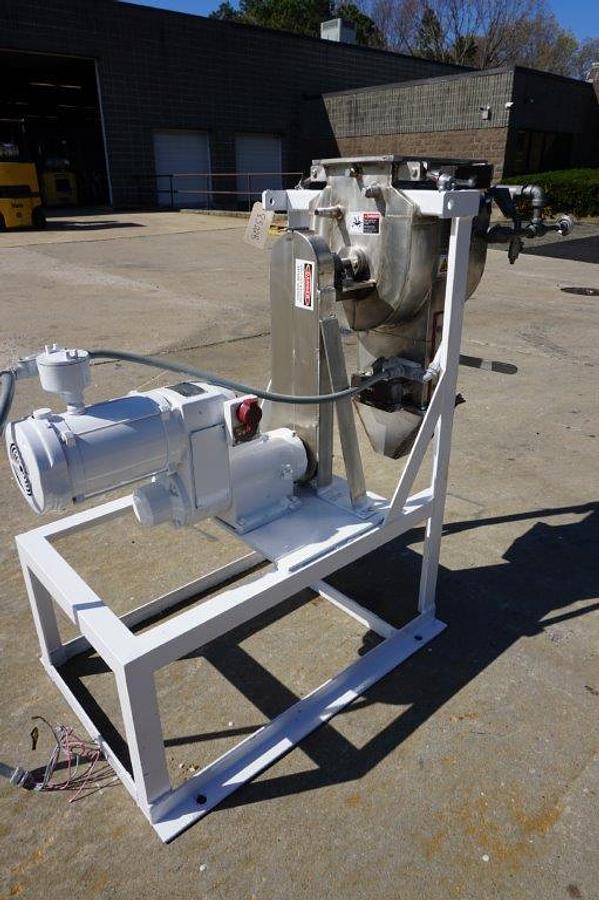Used Paul O. Abbe Stainless Jacketed Lab Double Ribbon Mixer,  XP