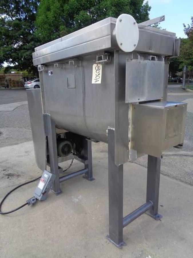 Used 500 Lb. Marion SS Sanitary Plow/Paddle Blender