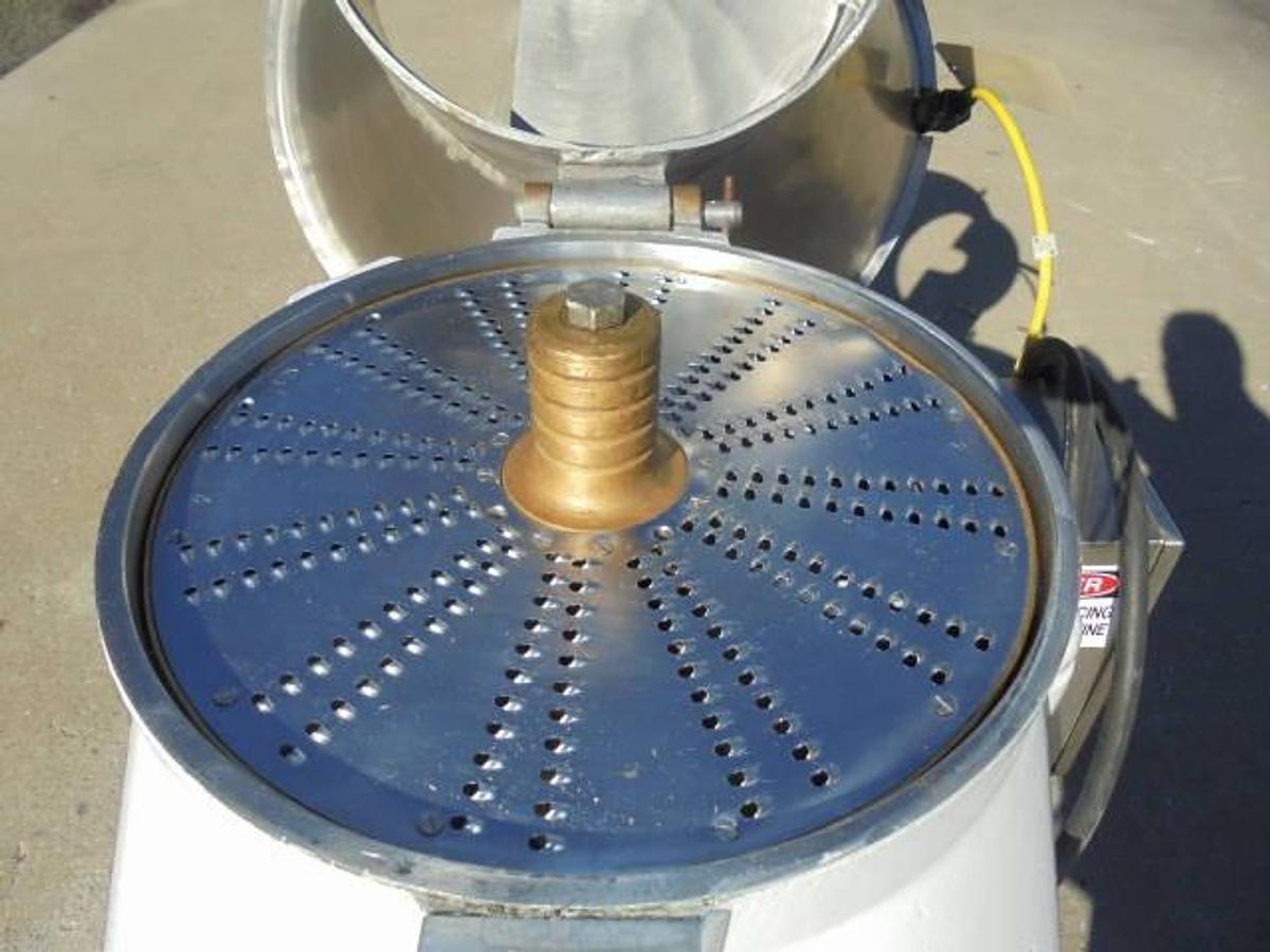 Used Hallde RG-3 Cheese Grater, 7.5HP