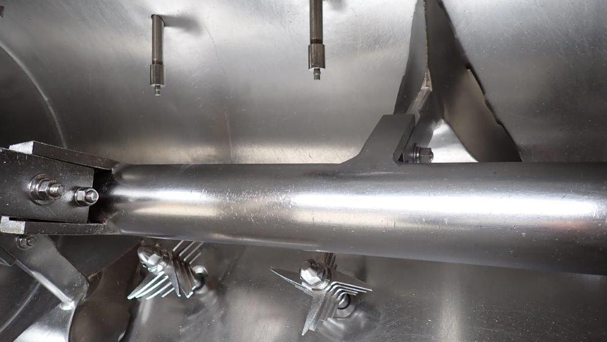 Used Littleford FKM-600-D Stainless Steel Plow Mixer, Liquid Injection