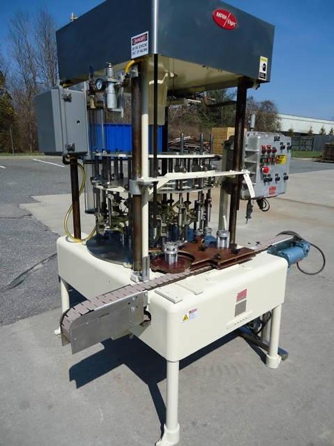 Used Mrm/Elgin 16 Spout Rotary Liquid Filler, Explosion Proof