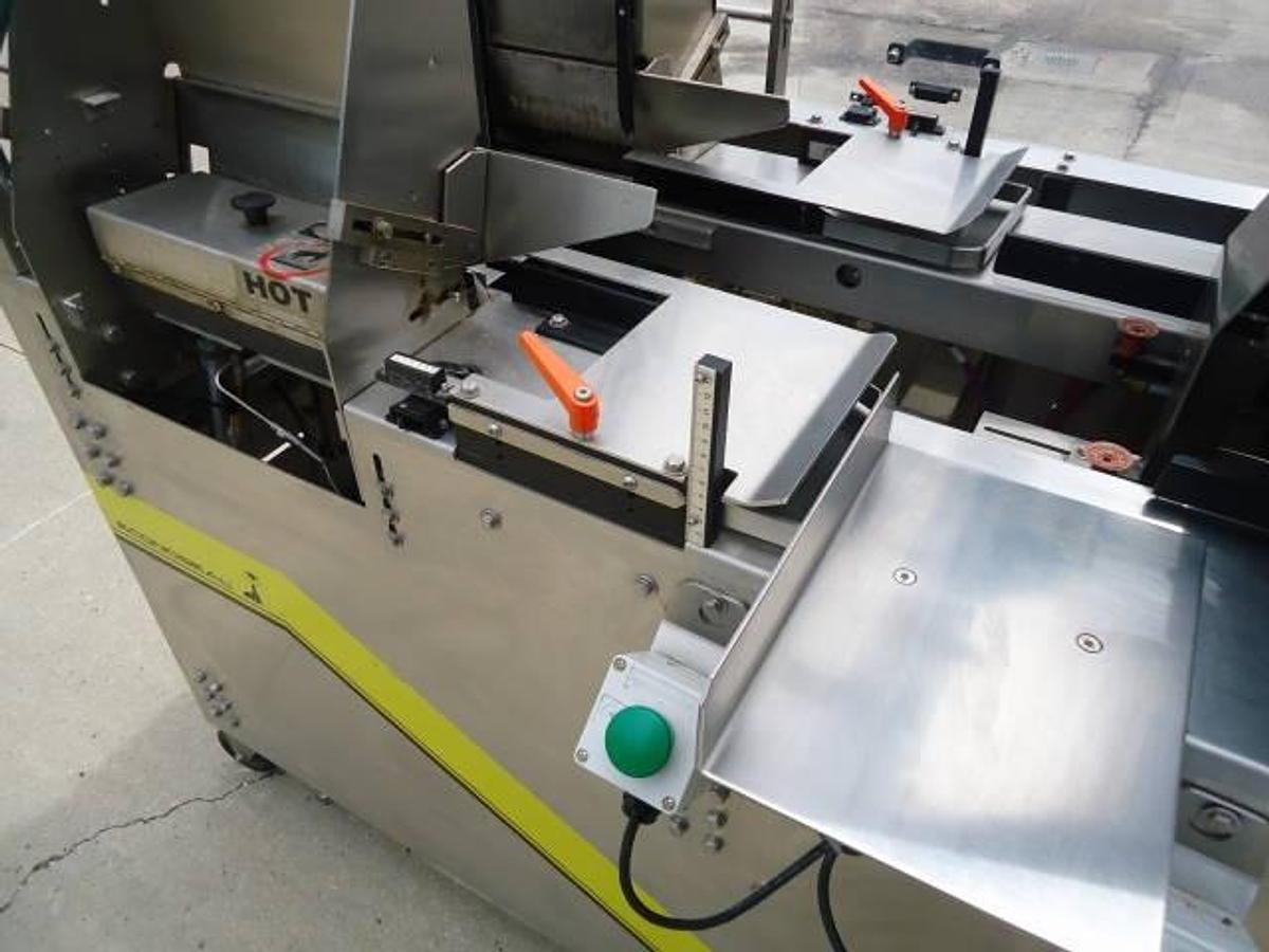 Used Econoseal E2000 Cartoner With Hot Melt, Stainless Steel
