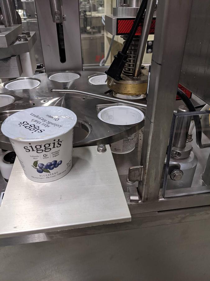 Used World Cup 8-12 Rotary Cup Filler/Sealer, Mfd. 2019