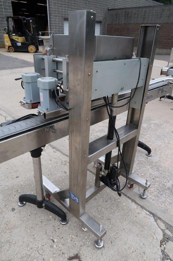 Used Accutek Six (6) Spindle Cap Portable Tightener/Retorquer, Single Phase Electrics