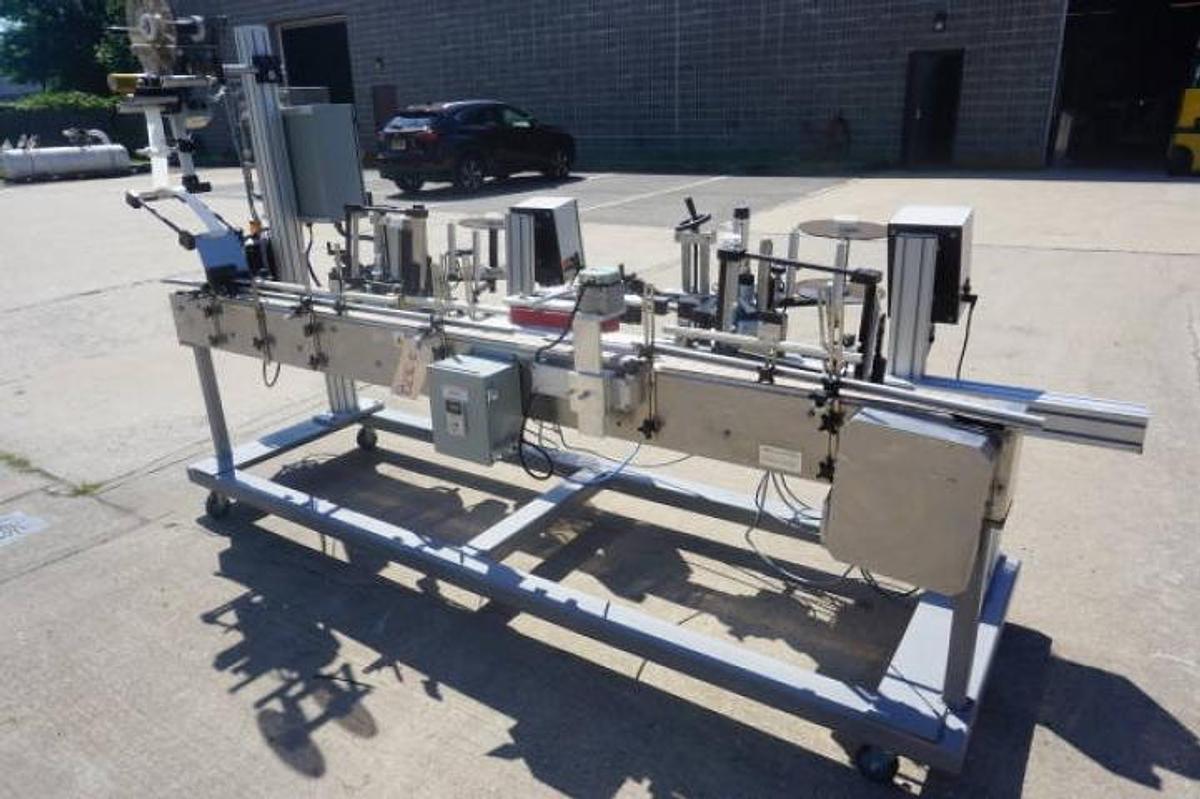 Used Labeling Technologies Three Sided Automatic Pressure Sensitive Labeler