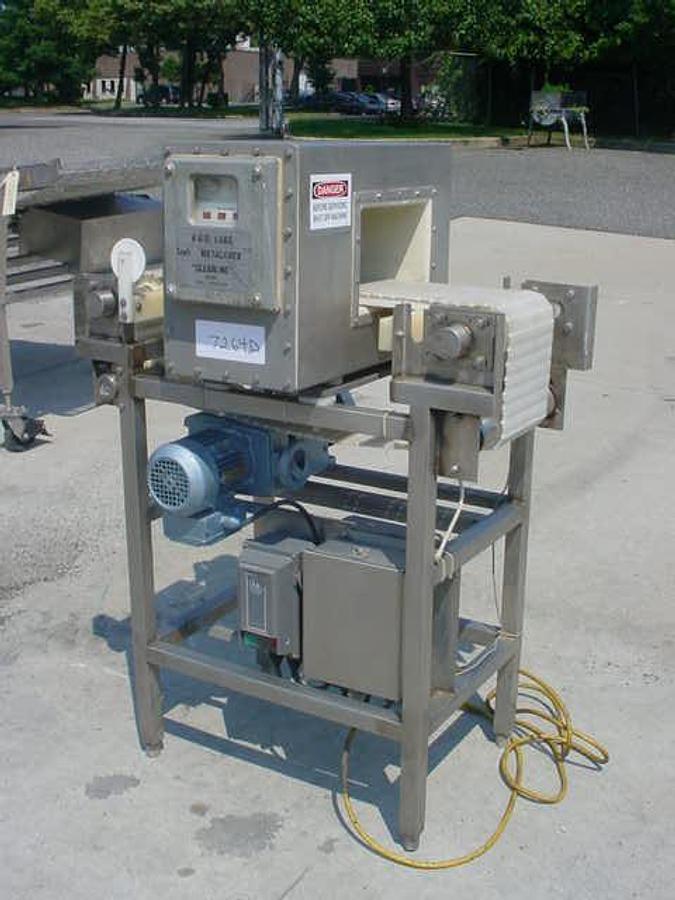 Used Lock Metalchek 9 Conveyorized Metal Detector, Approx. 10″ W X 6-1/2″ H