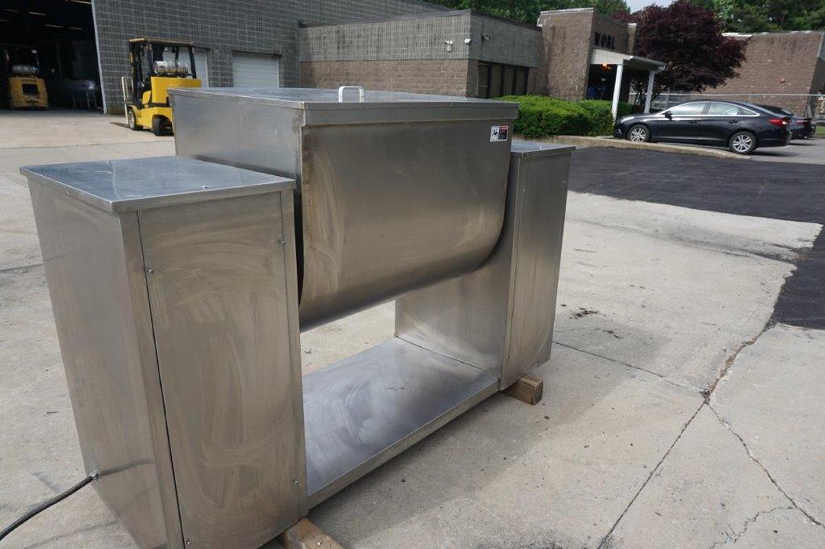 Used 15 Cu. Ft. Stainless Steel Granulating Mixer, Tilt Discharge