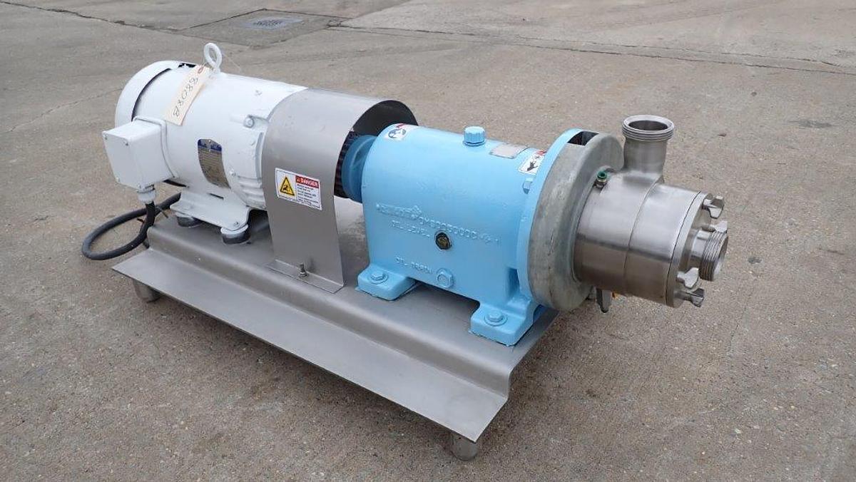 Used Waukesha SP4 SS High Shear Pump, 10HP