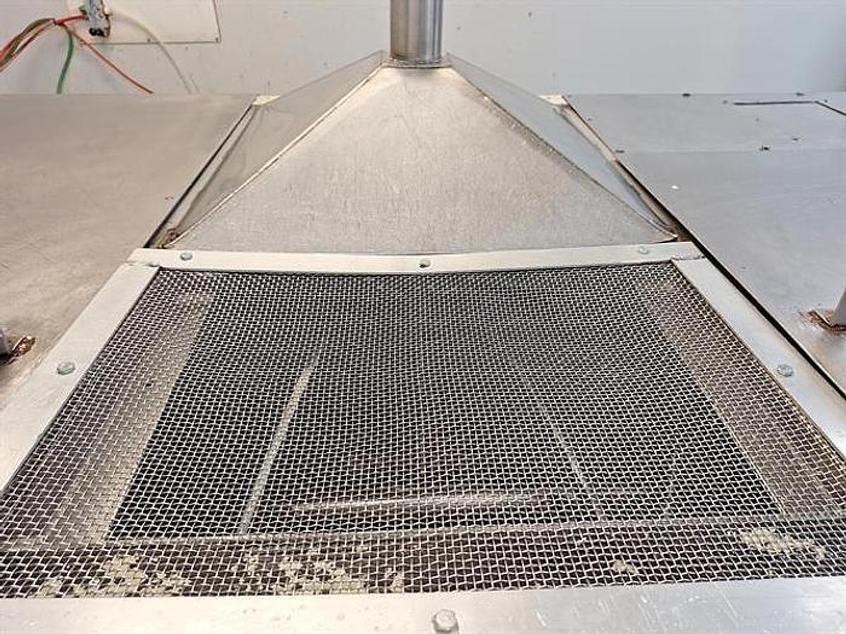 Used 50 Cu. Ft. Working Capacity Stainless Steel Double Ribbon Blender, 25HP
