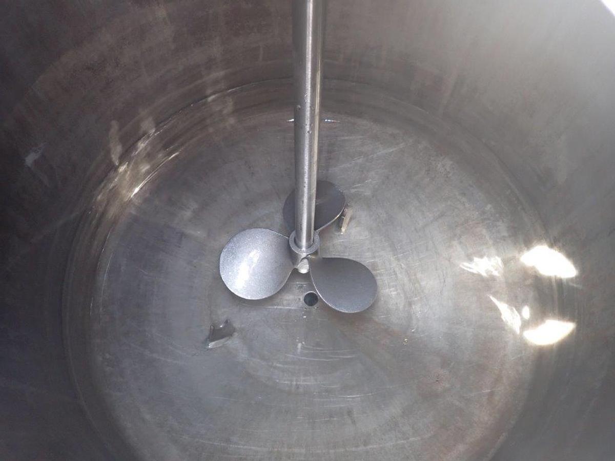 Used 100 Gallon Theo Walter Copperworks Stainless Steel Agitated Reactor, Vacuum