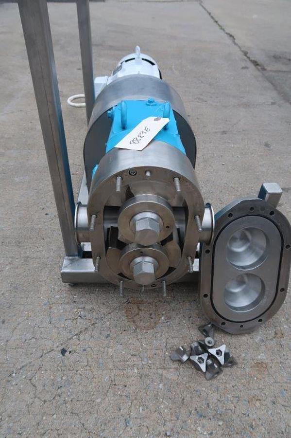 Used Waukesha 130-U2 SS Positive Displacement Pump, 10HP