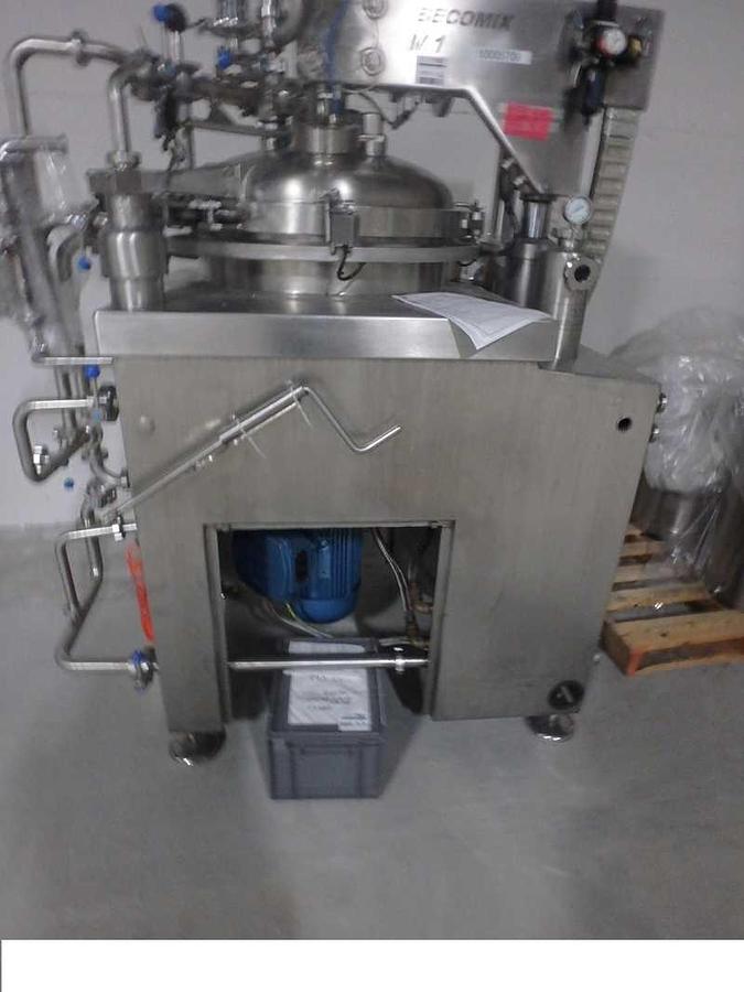Used Becomix 125 Liter Stainless Steel Process Vessel