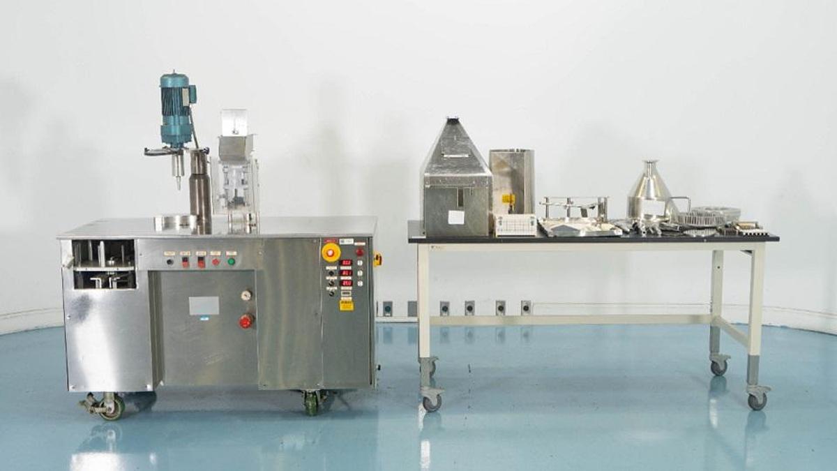 Used Capsugel Ultra 8 II Encapsulator, 25,000 Capsules Per Hour
