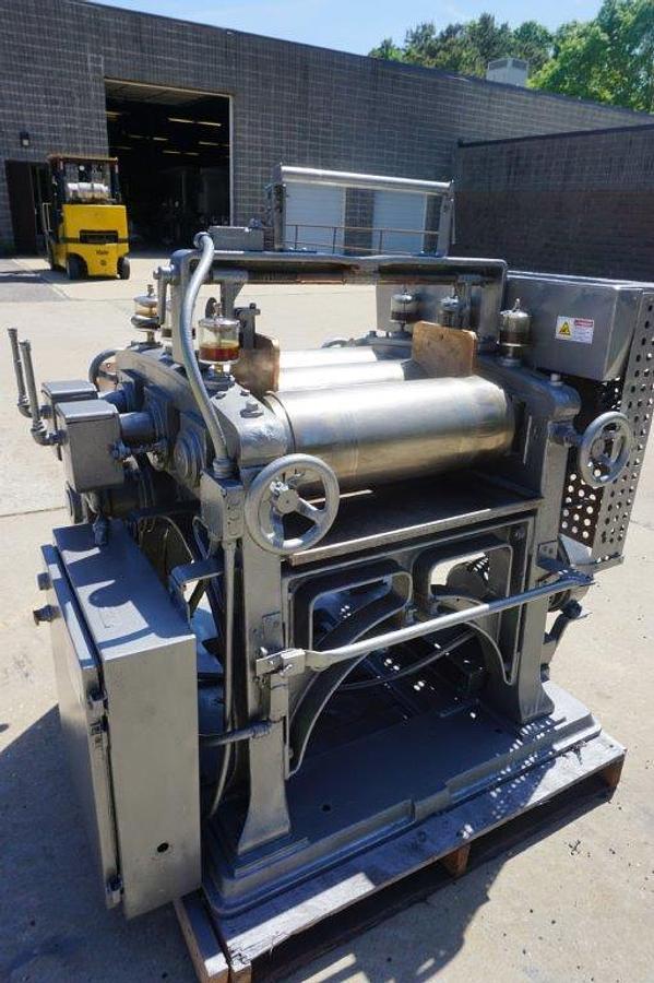 Used Kent 8 In. X 24 In. Three Roll Mill