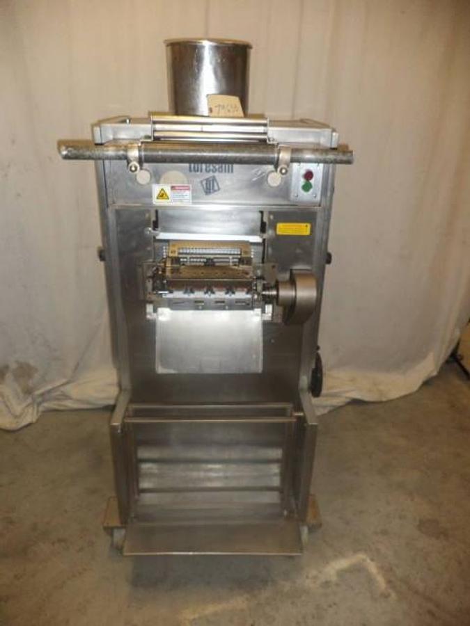 Used Toresani MR-265 4-Punch Tortellini Machine, Stainless Steel Cabinetry