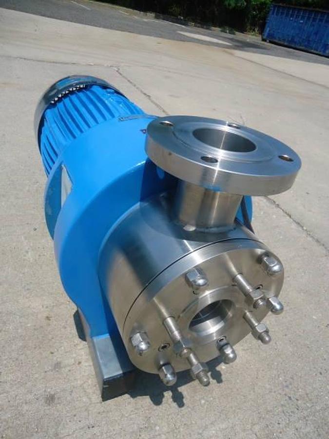 Used Silverson 600ls Stainless Steel Inline High Shear Mixer, 30  Hp