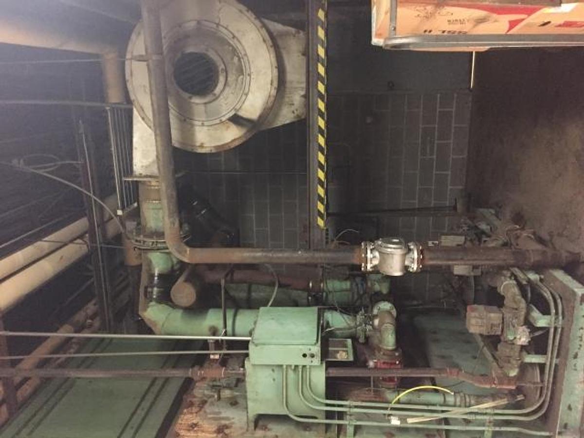 Used Heat & Control 40 ft. Long Stainless Steel Continuous Gas Fired Fryer With Heat Exchanger