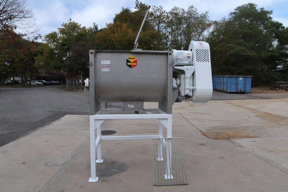 Used Scott Approx. 30 Cu. Ft. SS Paddle Blender, 10HP