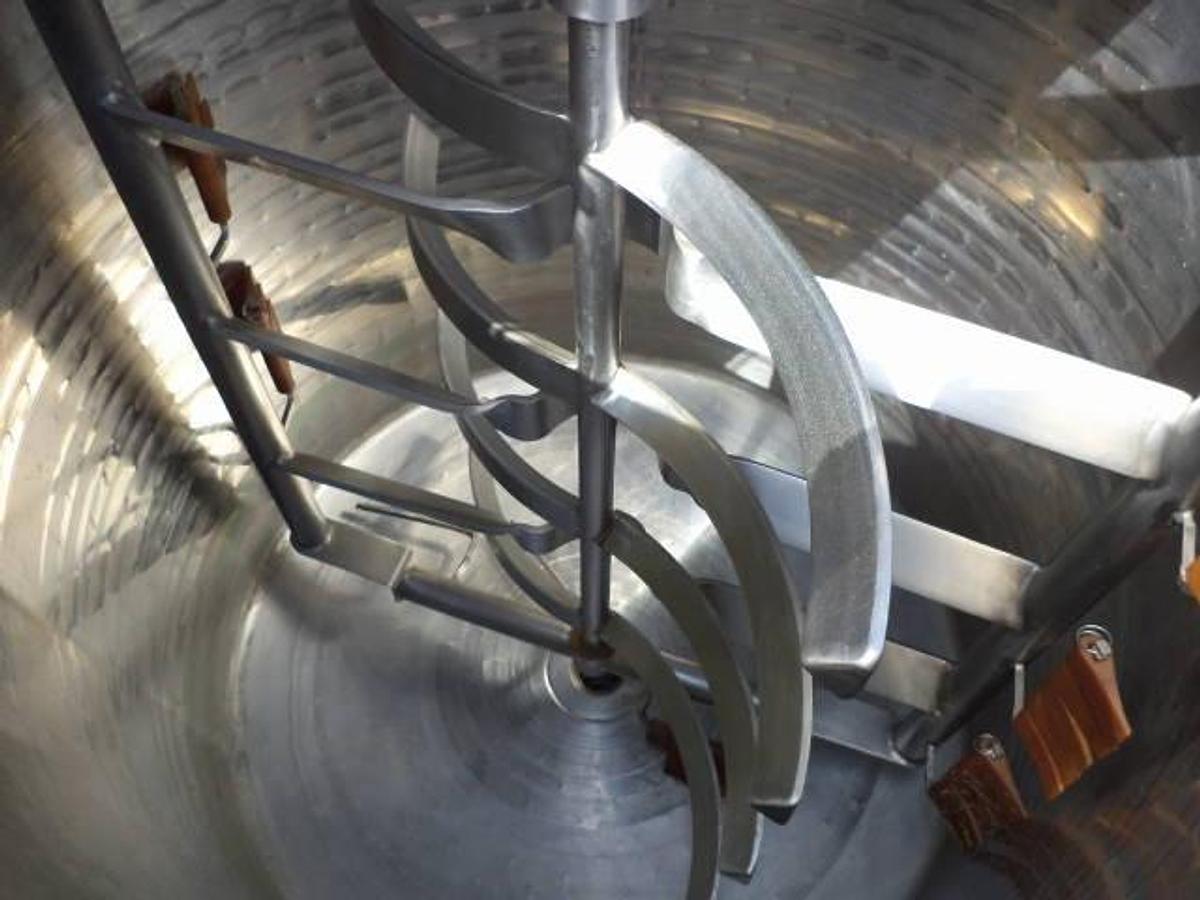 Used 470 Gallon Willflow Stainless Steel Double Motion, Scraper Agitated Kettle/Tank, 125 PSI Jacket