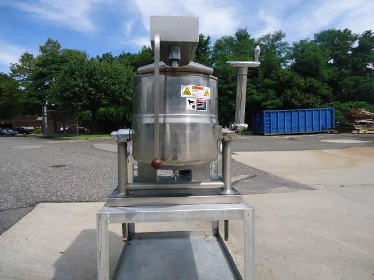 Used 10 Gallon Groen Stainless Scraper Agitated Kettle, 45 Psi