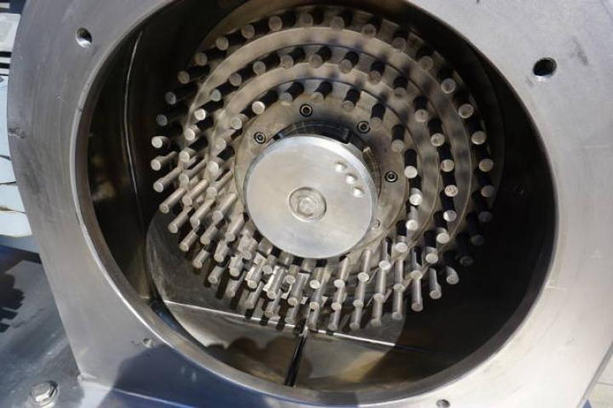 Used Contraplex High Speed Pin Mill, 316 Stainless Steel