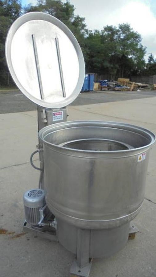 Used Bock FP 900 Perforated Basket Centrifuge, Stainless