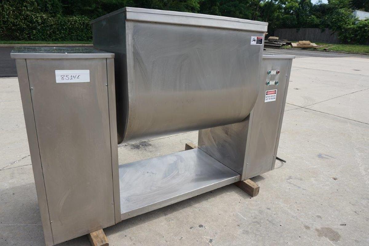 Used 15 Cu. Ft. Stainless Steel Granulating Mixer, Tilt Discharge