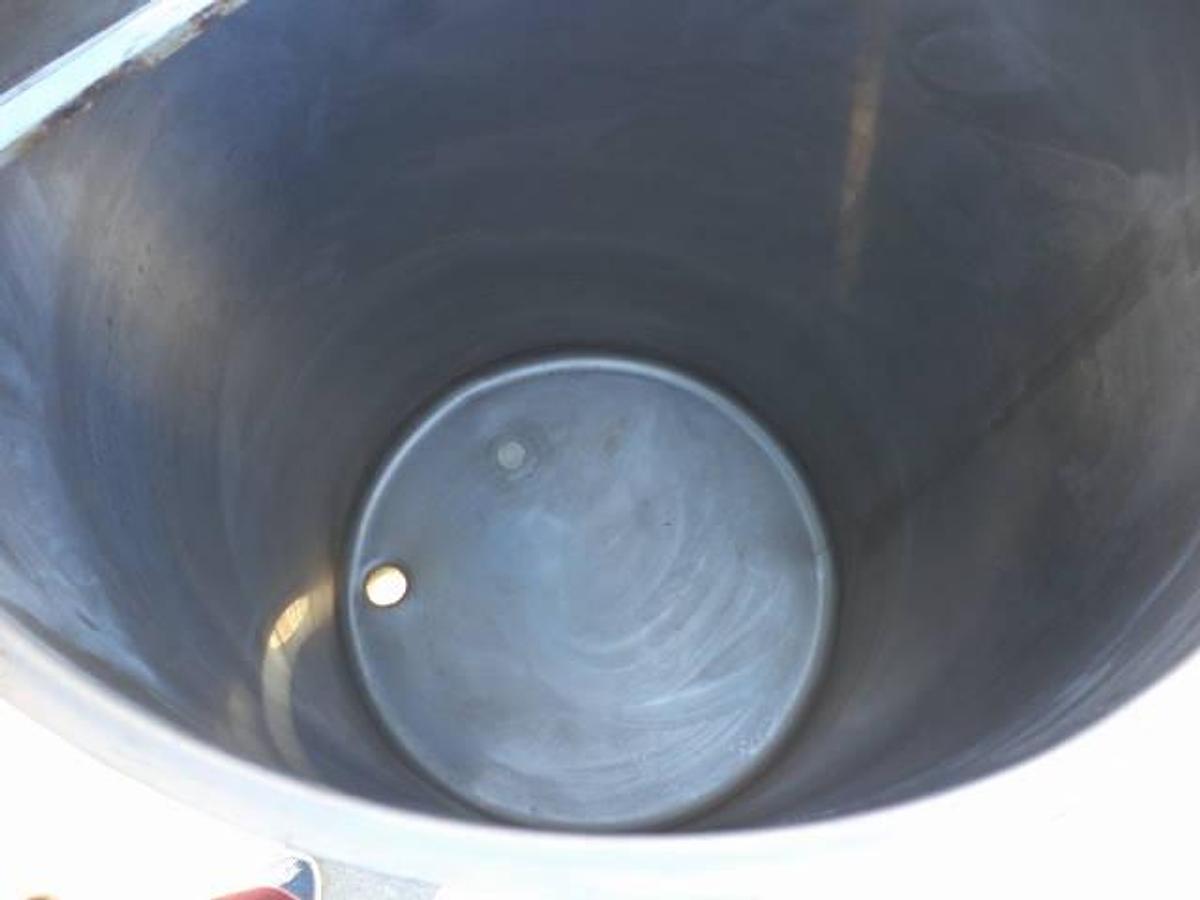 Used 60 Gallon Cherry Burrell Stainless Steel Vertical Tank With Lid